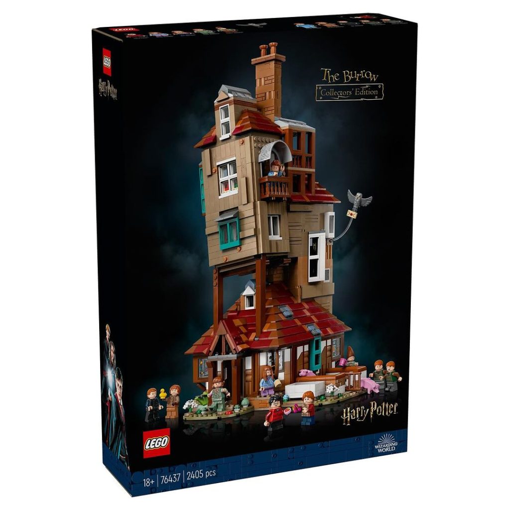 Lucky Bricks LEGO Harry Potter 76437 The Burrow Collectors Edition 2 1024x1024