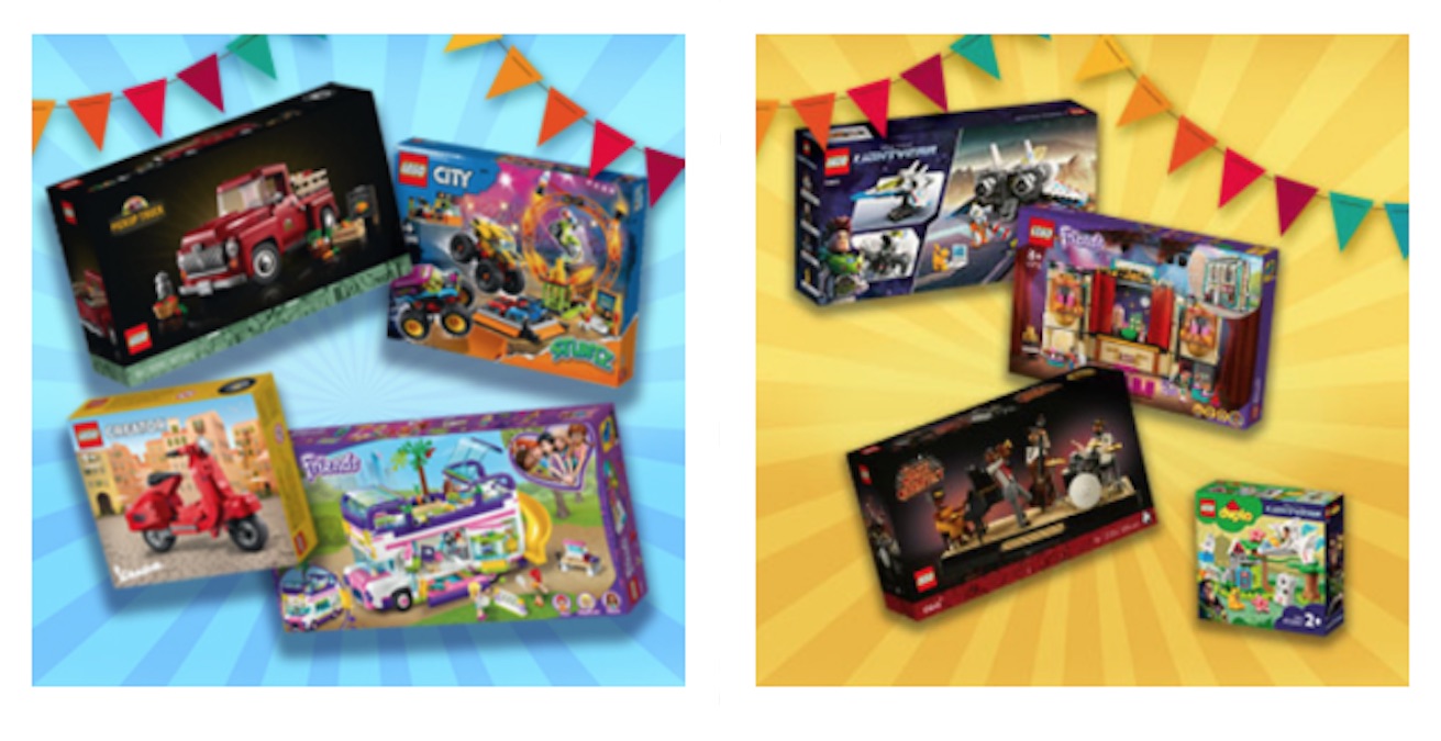 LEGO VIP Rewards Centre now offering special themed prize bundles