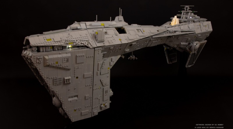 Brick Pic of the Day: Imperial Nebulon Frigate