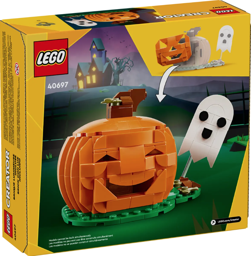 LEGO Creator 40697 Halloween Pumpkin box back