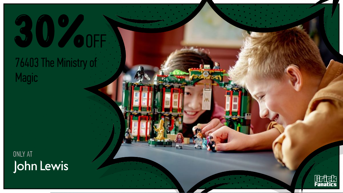 Huge saving on LEGO Harry Potter 76403 The Ministry of Magic at John Lewis