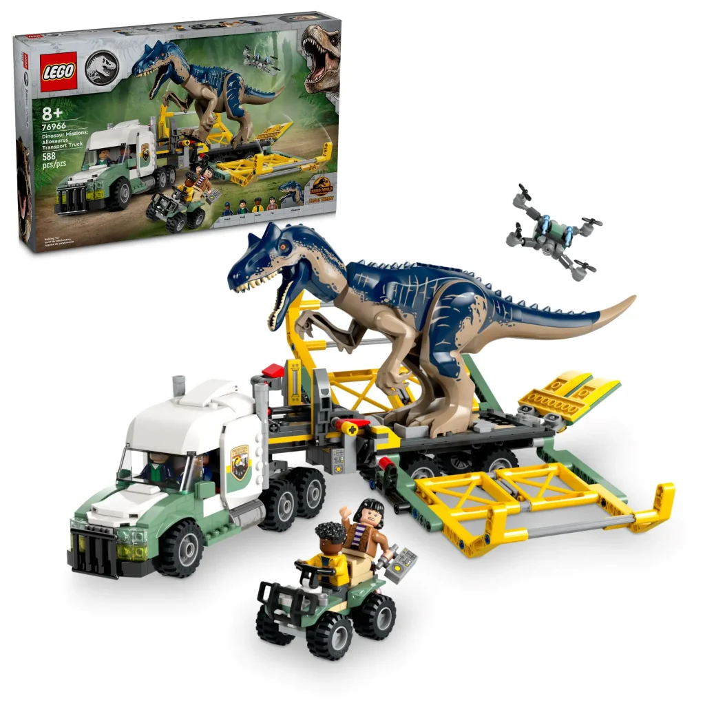 LEGO Jurassic World 76966 Dinosaur Missions Allosaurus Transport Truck 1 1024x1024