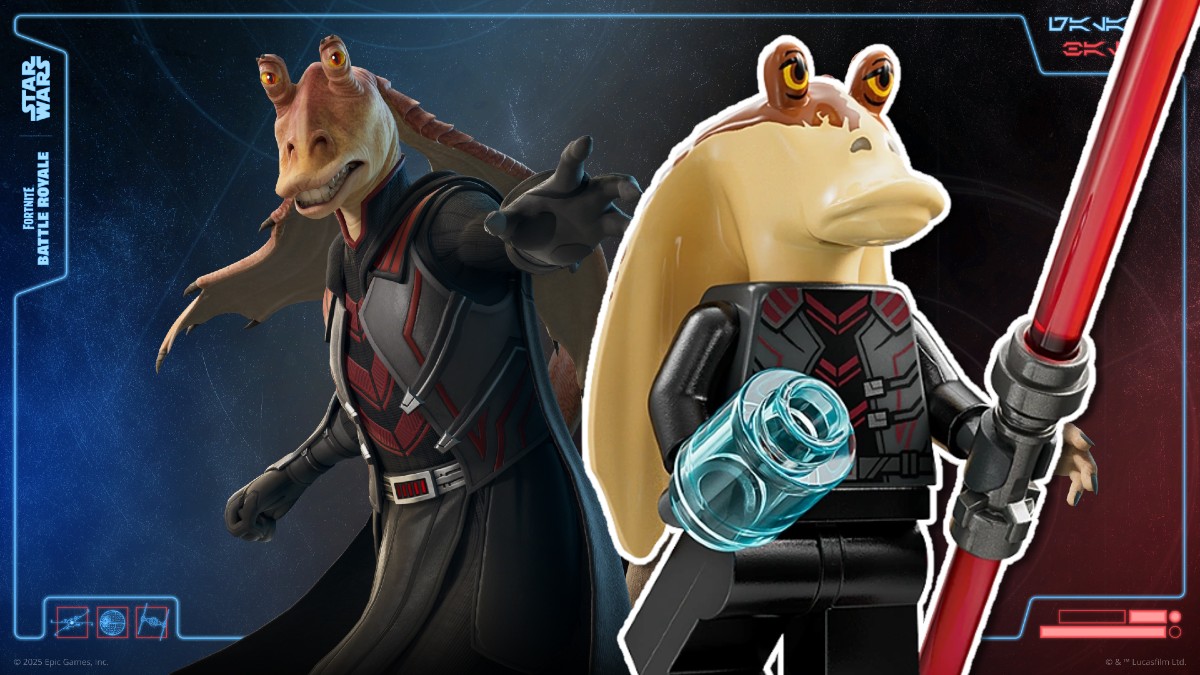 LEGO Star Wars did Fortnite's Darth Jar Jar before it was cool