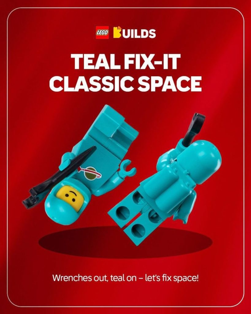 LEGO Ideas 21358 Minifigure Vending Machine Teal Fix It Classic Space 819x1024