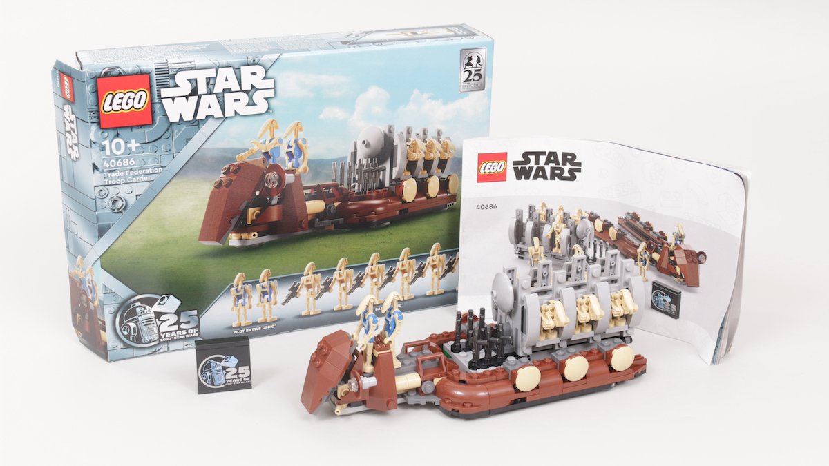 LEGO Star Wars 40686 Trade Federation Troop Carrier review