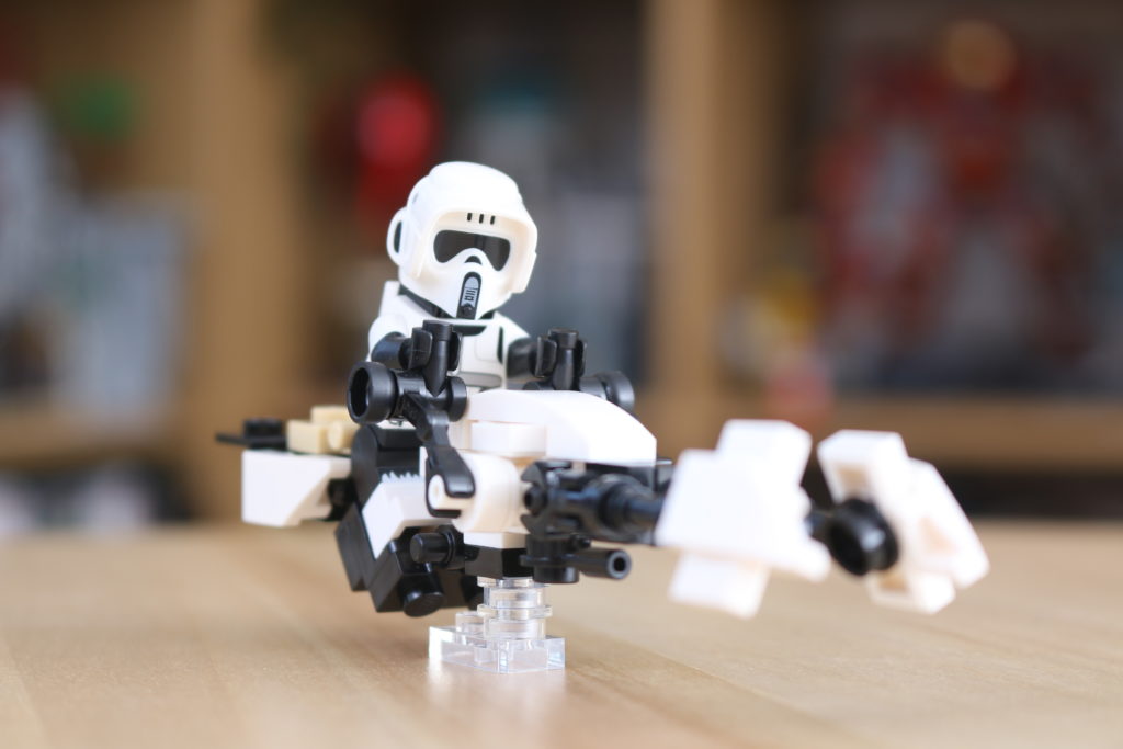 LEGO Star Wars The Mandalorian Speeder Bike Z 74 custom build 6