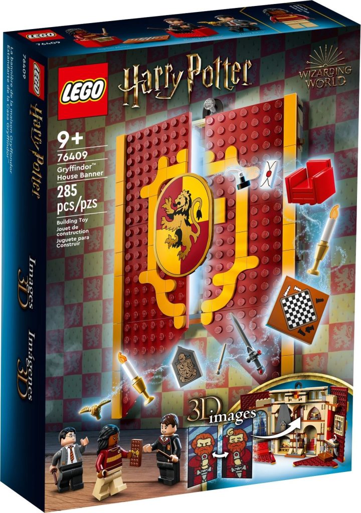 LEGO Harry Potter 76409 Gryffindor House Banner Box Front 720x1024