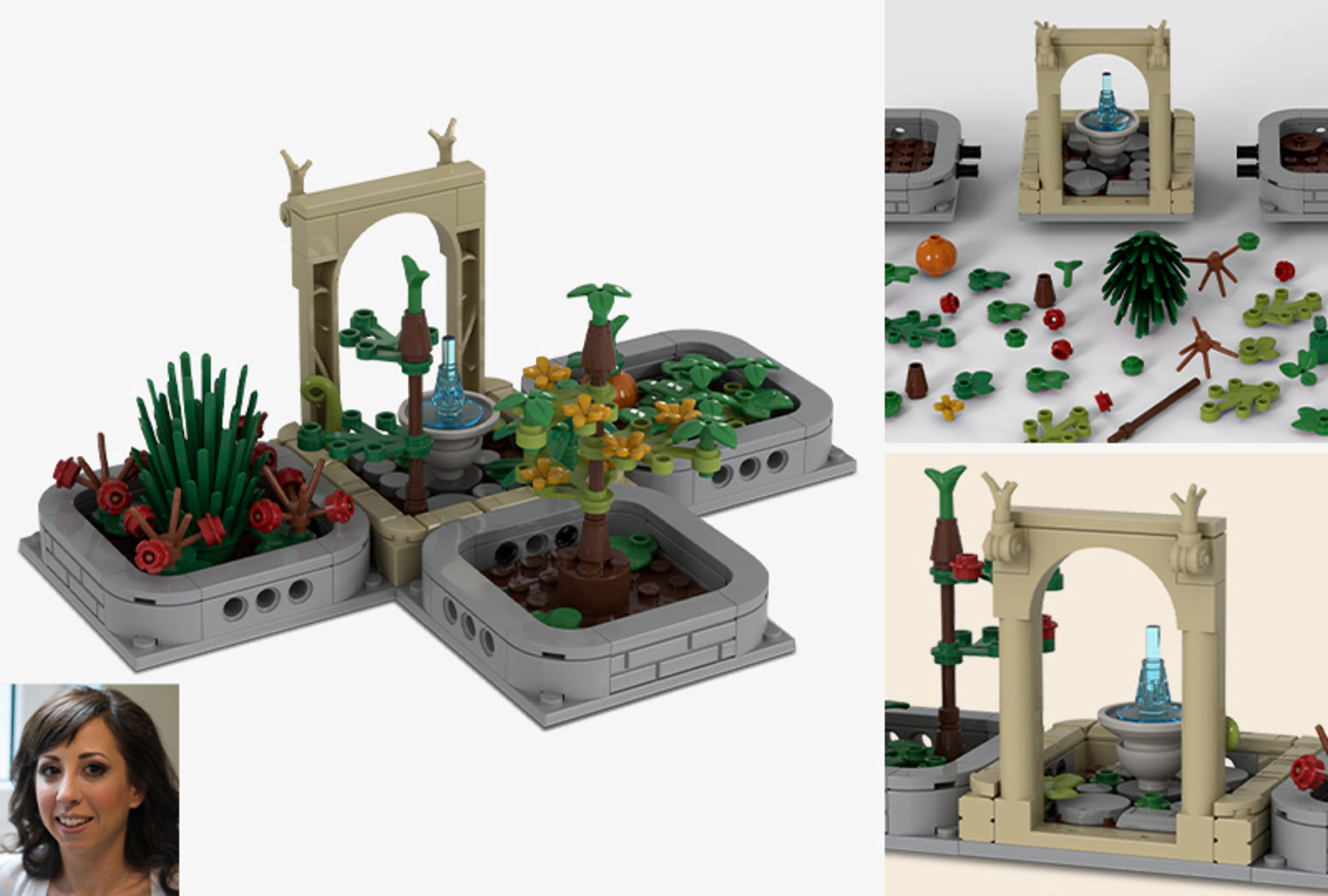 LEGO Ideas test lab garden