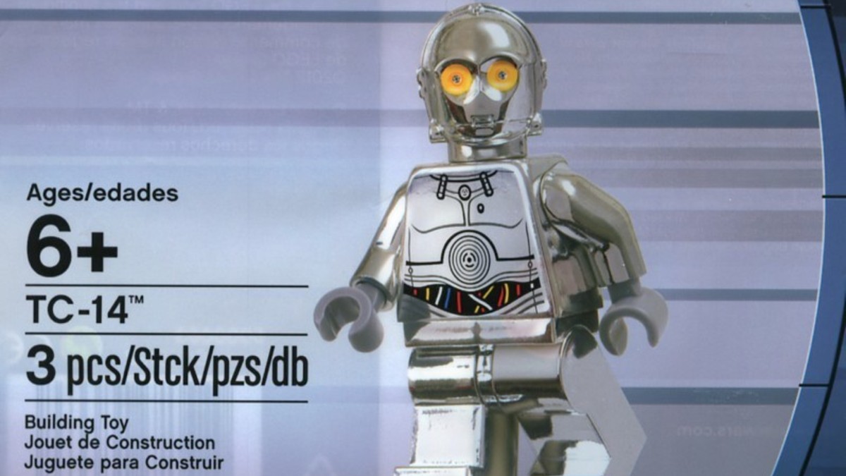 This LEGO Star Wars TC-14 polybag has an incredible error