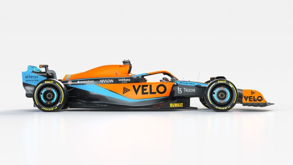 2022 McLaren Racing Team side 1024x576
