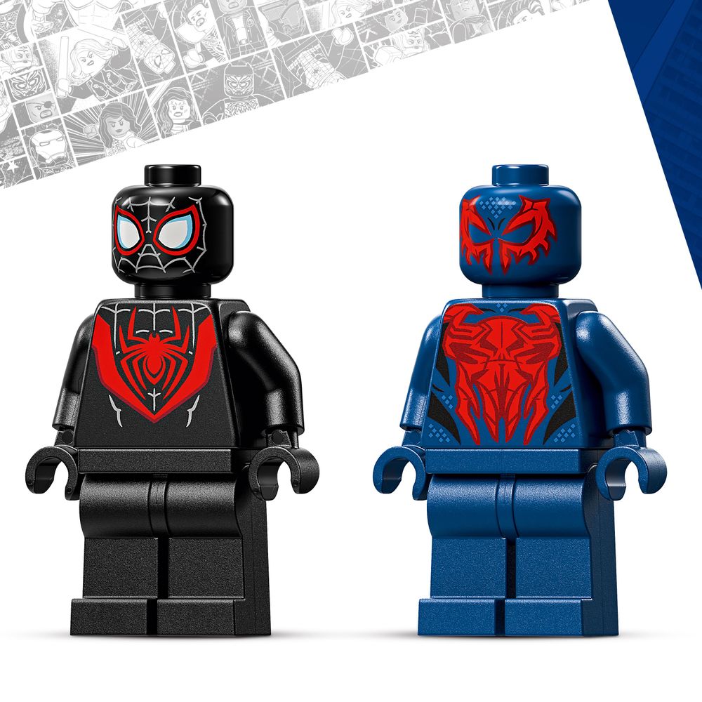 76337 Miles Morales Mech vs. Spider Man 2099 7